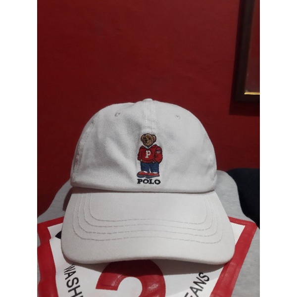 topi cap polo bear second bekas