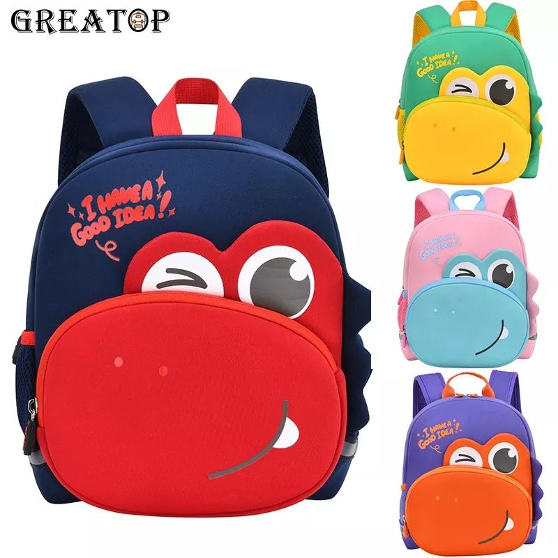 Tas ransel anak dinosaurus tk dan paud