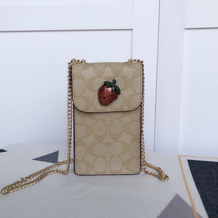 Coach 3D Fruit Strawberry Phone Crossbody - 1