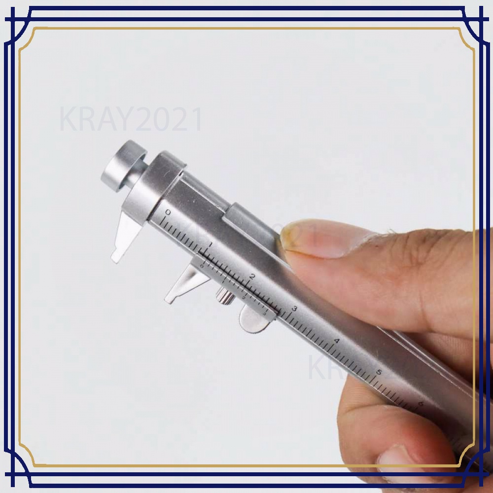 Taffware Pena Multifungsi Ballpoint Measuring Tool Scale Ruler - B100