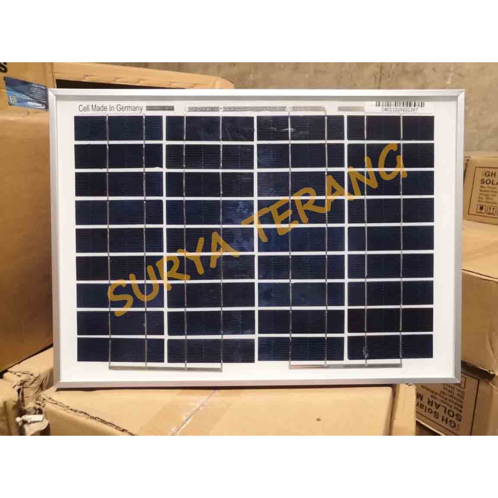 Paket 10pcs Solar Panel 10wp Poly Panel Surya 10wp Poly Harga Promo