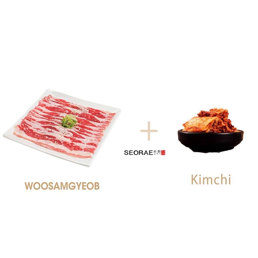 

Seorae Grill Woosamgyeob pax | Woosamgyeob 150g + Kimchi 500g