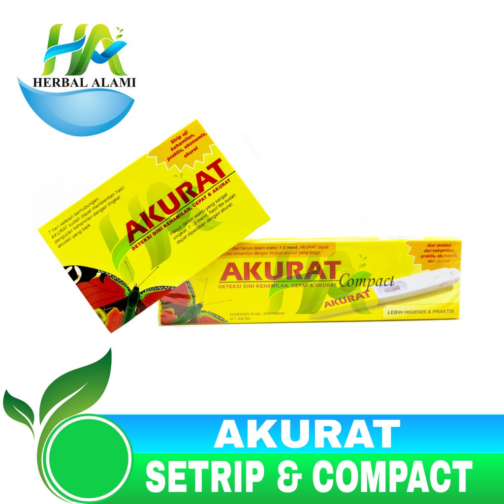 Akurat Compact &amp;  Akurat Setrip - Akurat Test Kehamilan