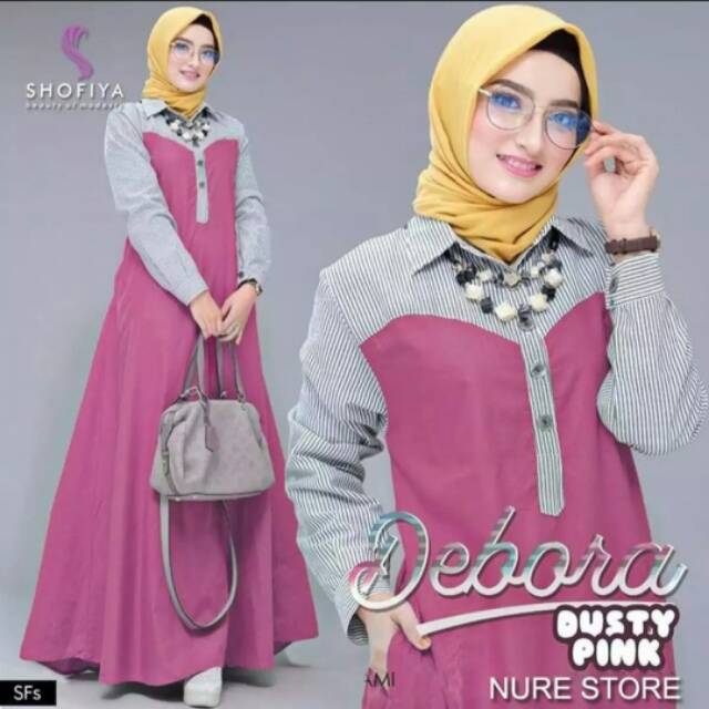 Baju gamis debora maxy-4