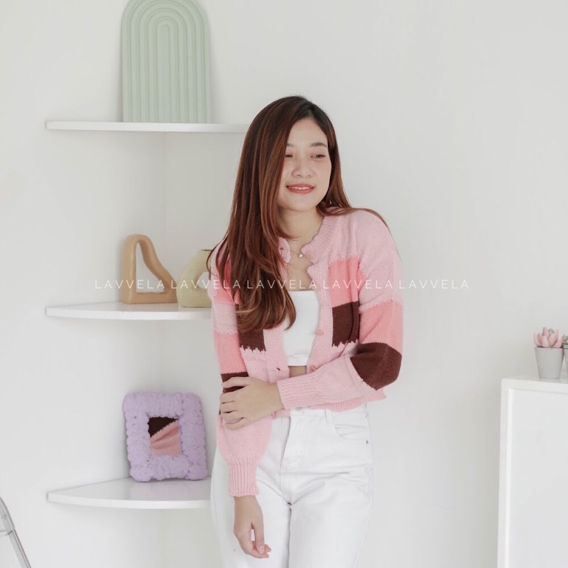 HAZEL CARDI LAVVELA CARDIGAN RAJUT IMPORT