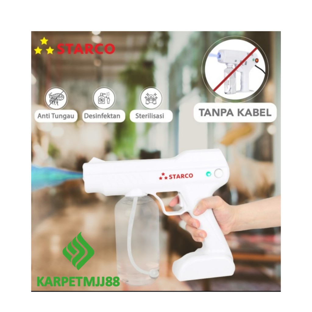 Household portable wireless handheld atomization disinfection fog machine fog machine blue light nan