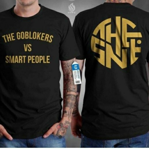 PM BAJU KAOS THE GOBLOKERS VS SMPMT PEOPLE / KAOS BOBON SANTOSO / TSHIRT THE SNT