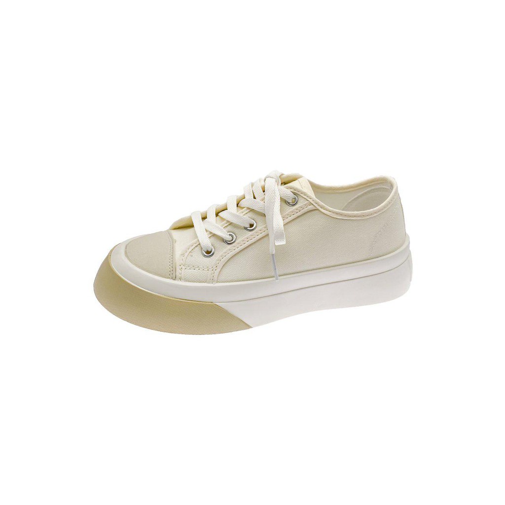 Marelow Amanda - Sepatu Sneakers Canvas Wanita-Cream