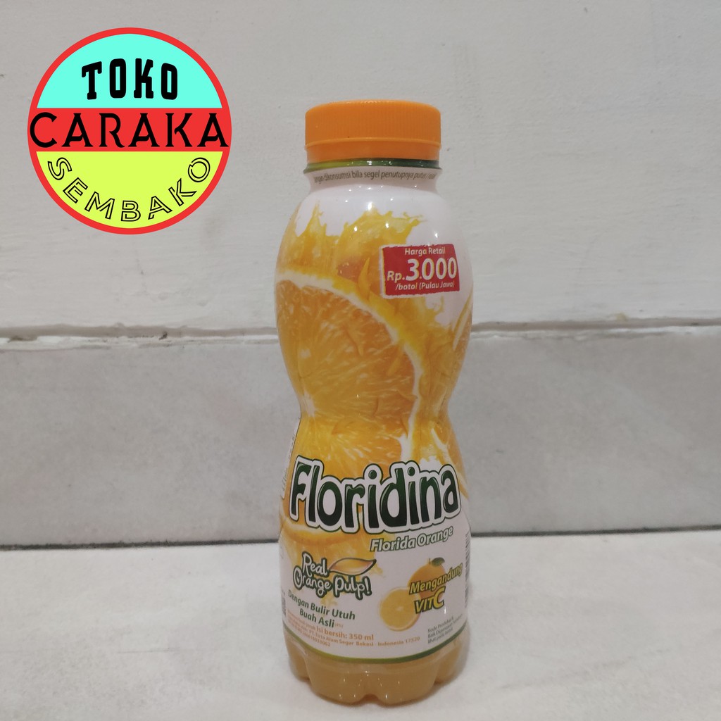 

Floridina Florida Orange Pulp - Minuman Jeruk Botol - 350ml