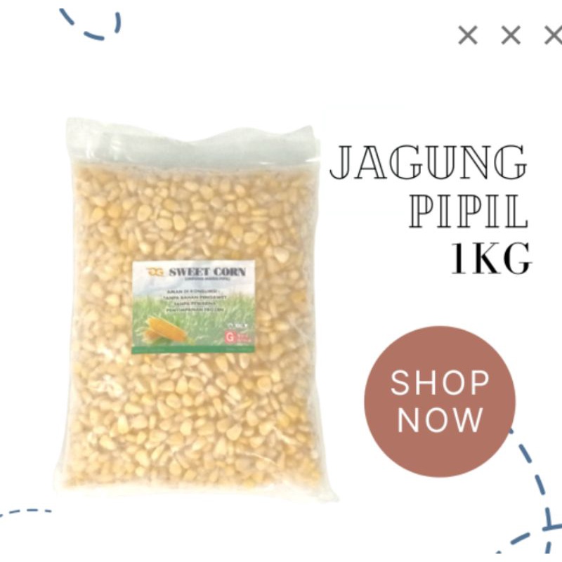 Jagung Manis Pipil Jasuke / Pop Corn 1 Kg Murah Ekonomis