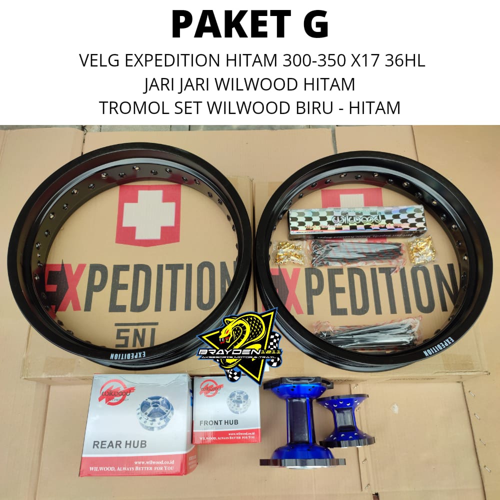 Paket Wheelset Velg Supermoto Super Moto Yamaha WR WR155 Paketan Velg WR 155R Sepaket Pelek YAMAHA SuperMoto Velg Pelek 1 SET Paket