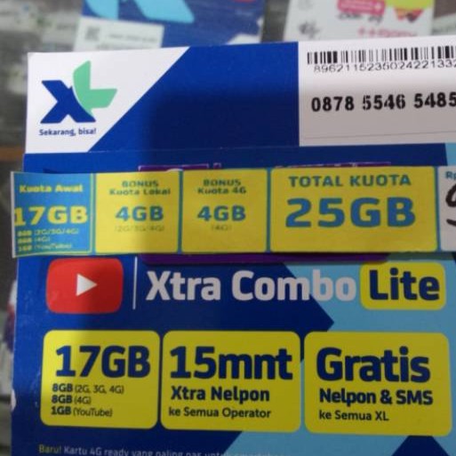 Perdana internet XL 25Gb 3G/4G