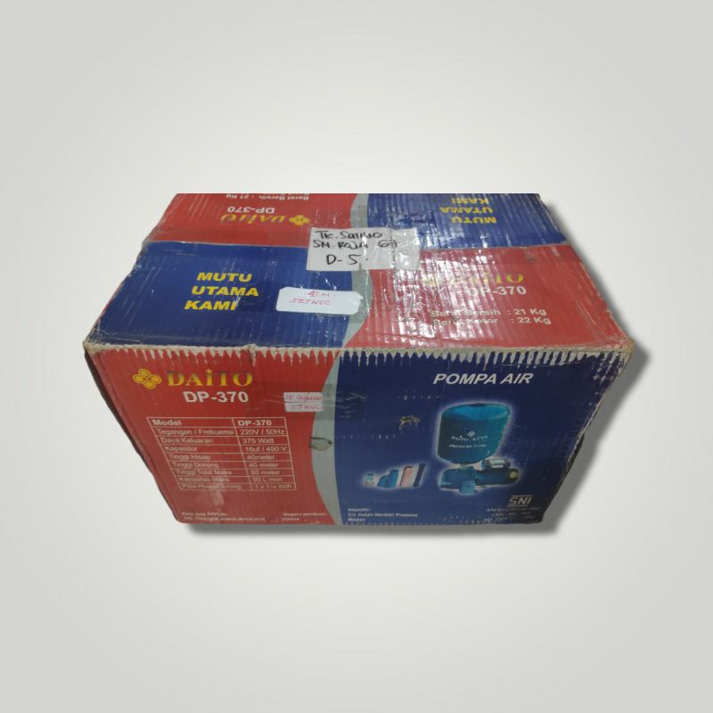 Jet Pump / Water pump Daito Dp370