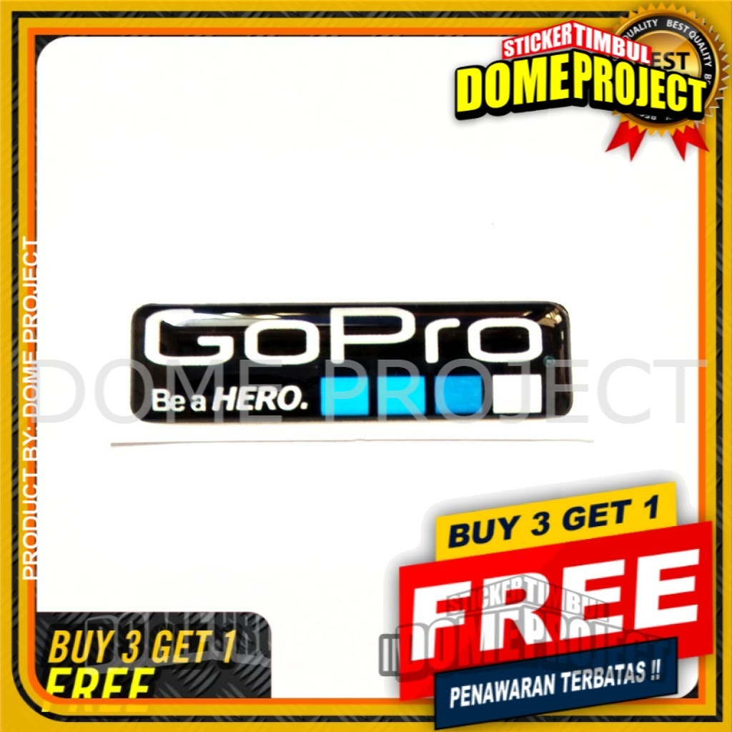 STIKER MOTOR GOPRO GO PRO AESTHETIC KEREN WATERPROOF