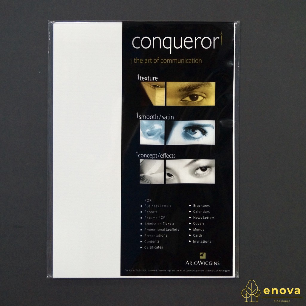 

Fancy Art Paper Conqueror Laid | Brilliant White | A4 220GSM