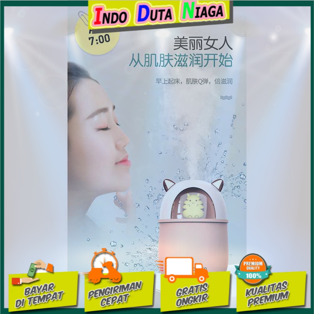 HFER Mini Air Humidifier Aromatherapy Oil Diffuser USB Cute Cat - A108