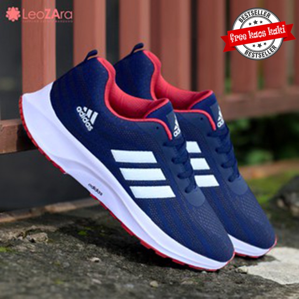 Sepatu Adidas Sporty Kasual Pria Sneakers Olahraga Running Import Premium