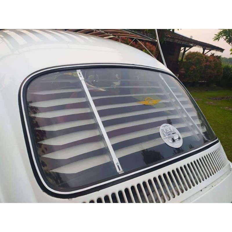 krey penutup kaca belakang mobil klasik