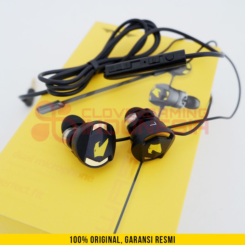 Earphone Gaming Armaggeddon WASP-5 Dual Microphone Headset Gaming WASP5 WASP 5