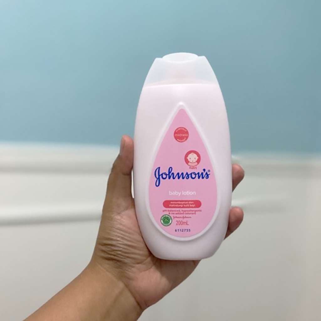 Bisa COD Johnsons Baby Lotion 100 ml &amp; 200 ml - Johnsons Lotion Pink - Krim Bayi Losion Bayi Original