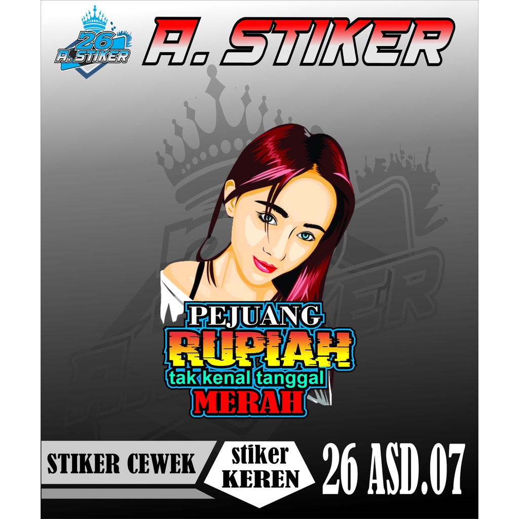 stiker cewek stiker mobil stiker truk stiker motor stiker variasi mobil