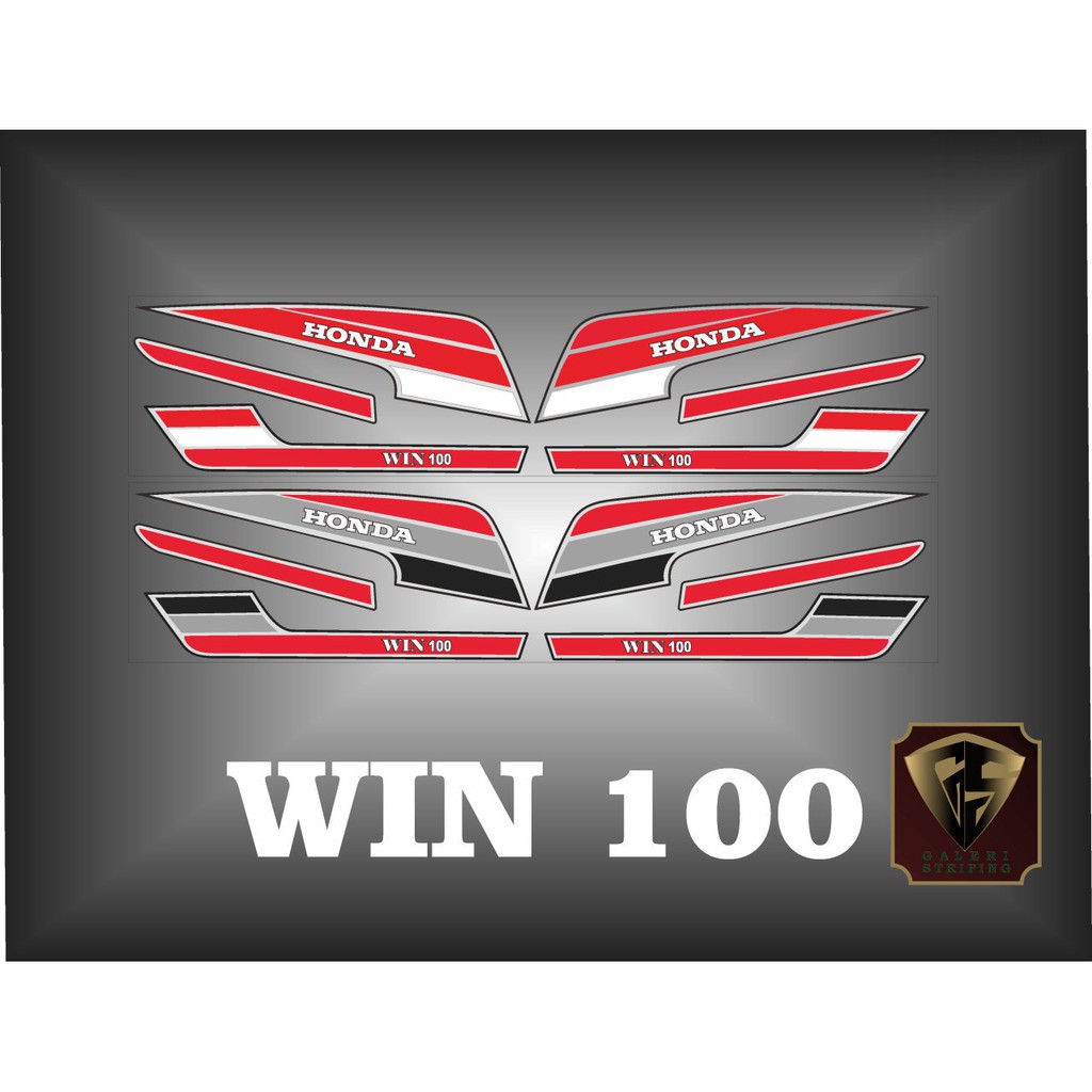 Stiker Variasi Striping List Motor Honda Win 100 V4 Shopee Indonesia