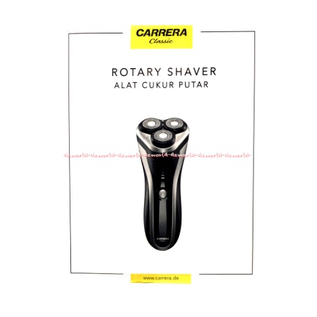 Carrera Rotary Shaver Alat Mesin Cukur Putar Bisa Dicharge Carera Shaving Pisau Cukur Pria Laki Laki Cowok Bisa Berputar Karerra Rotari