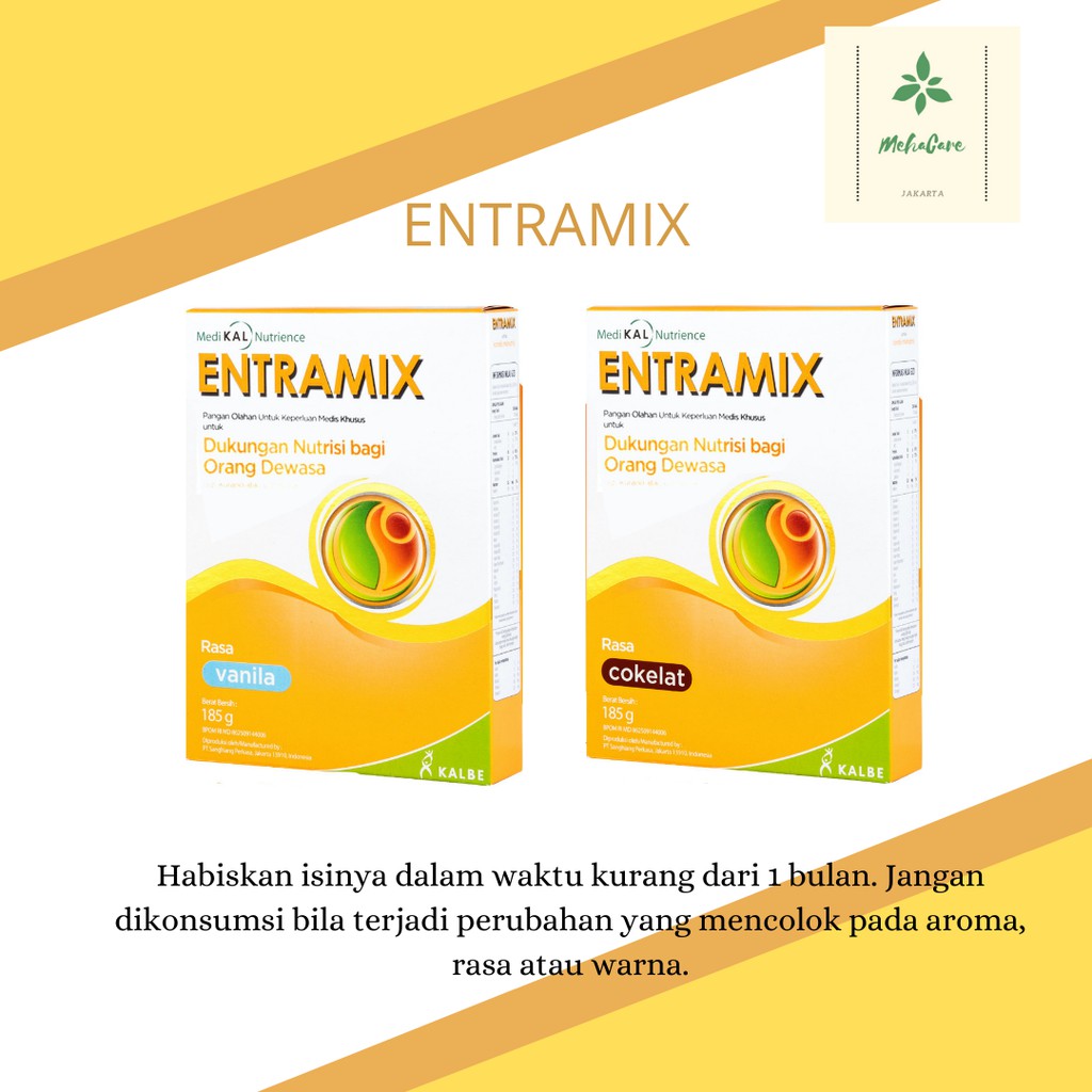 

Entramix Susu nutuk Lansia Susah Makan - 185g