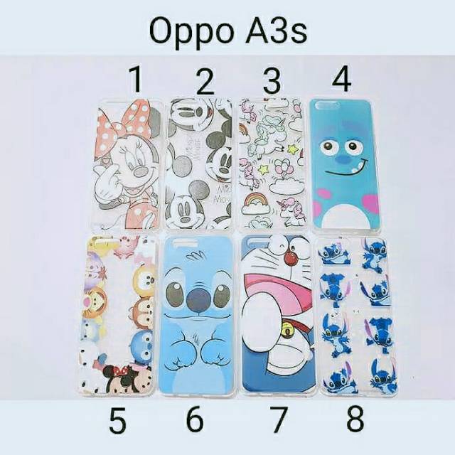 CASING HP SOFTCASE CARAKTER OPPO A3S SOFTCASE OPPO A3S CASING HP OPPO CASING HP MURAH CASING LUCU
