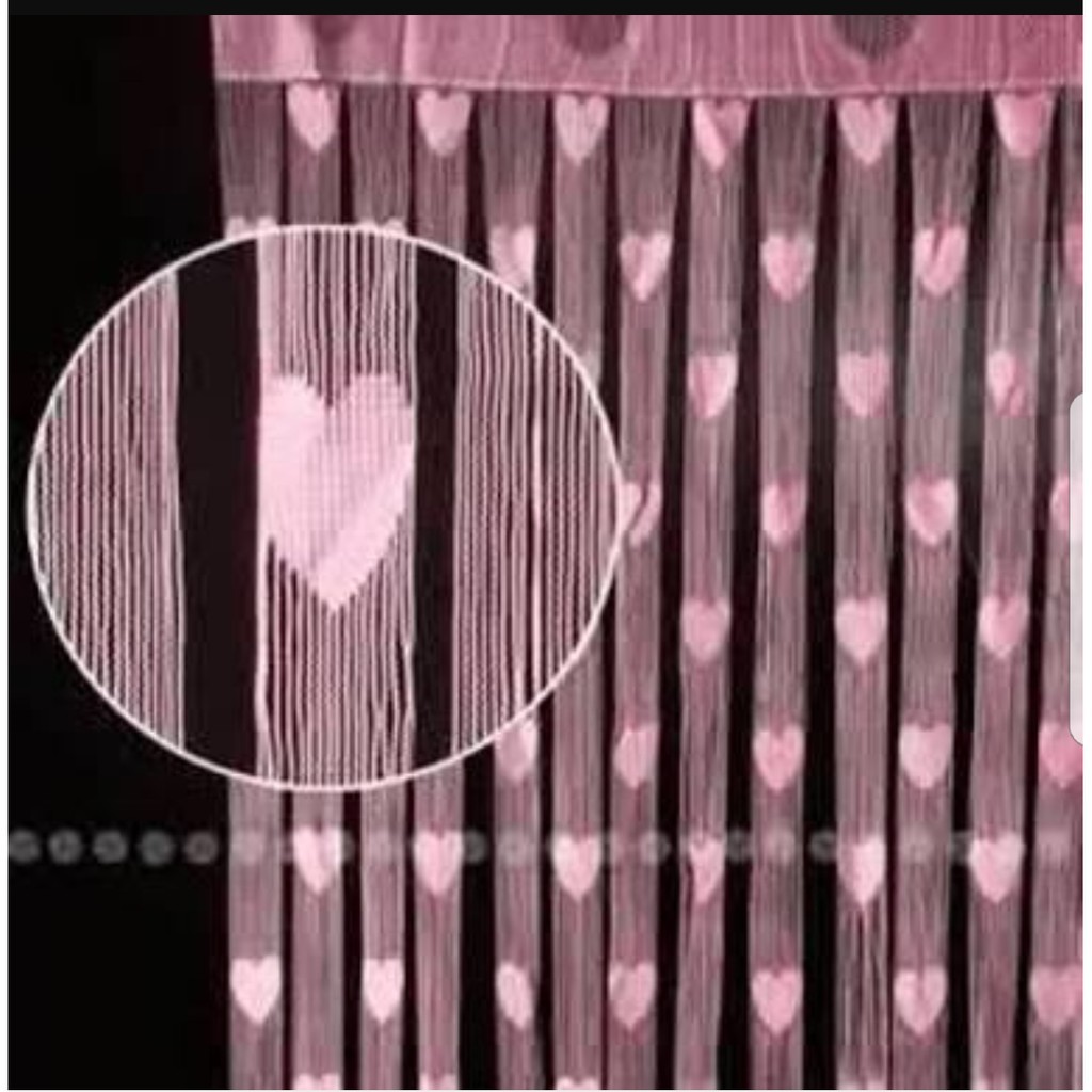 TIRAI BENANG LOVE KHUSUS WRNA PINK MUDA