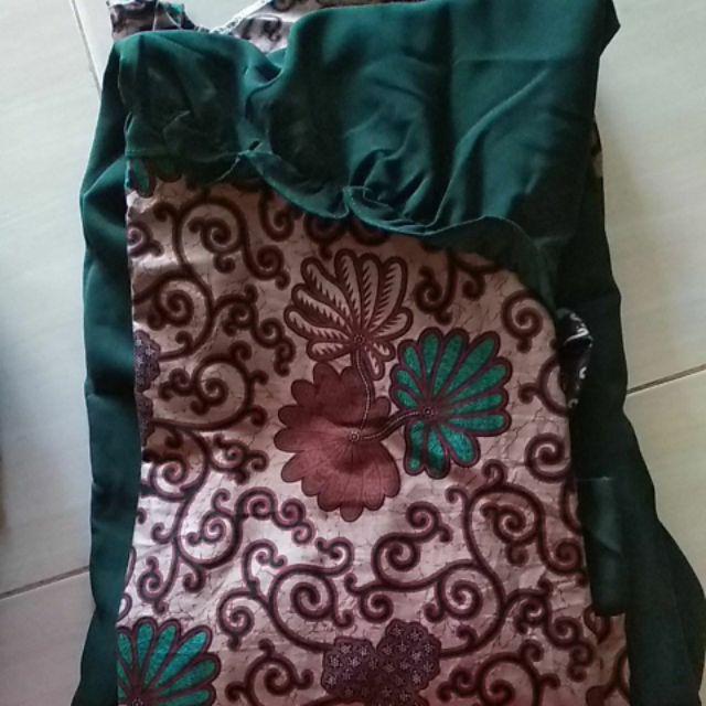 Promo Gamis Batik Rampel Meisya Style Wanita Seri Warna Komplit