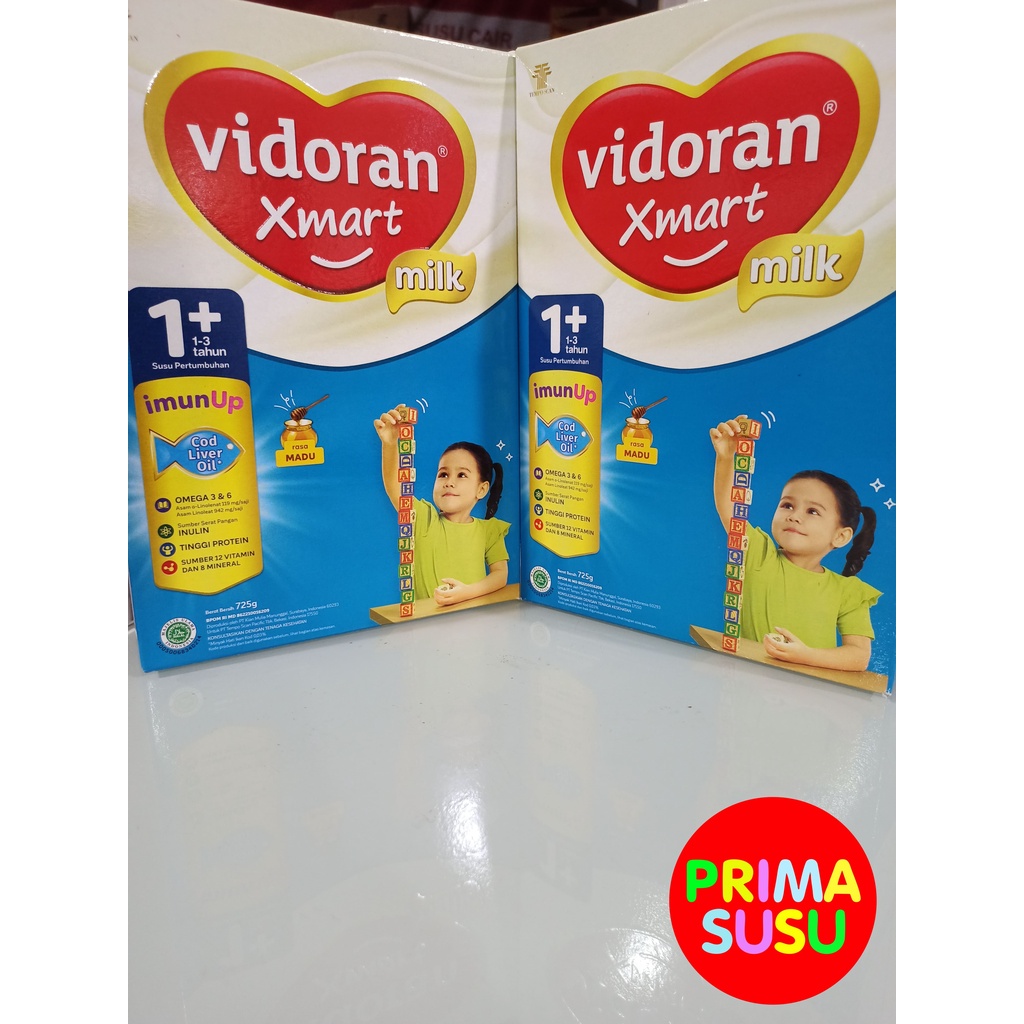 Vidoran Xmart 1+ 725 Gr, Madu, Vanila