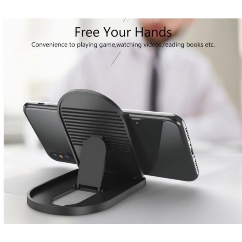 stand hp f14 folding stand holder hp dudukan hp model lipat