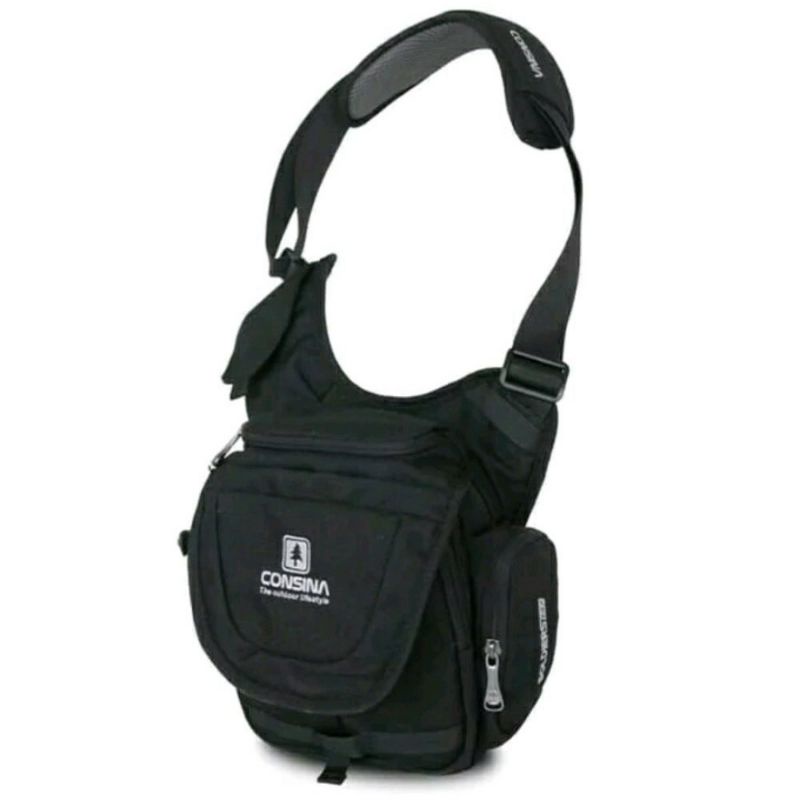 Tas Selempang Consina Soldiers 147 Bag, Black