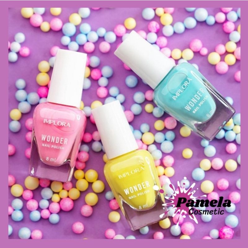 ❤ PAMELA ❤ IMPLORA NAIL POLISH / KUTEK / CAT KUKU BPOM