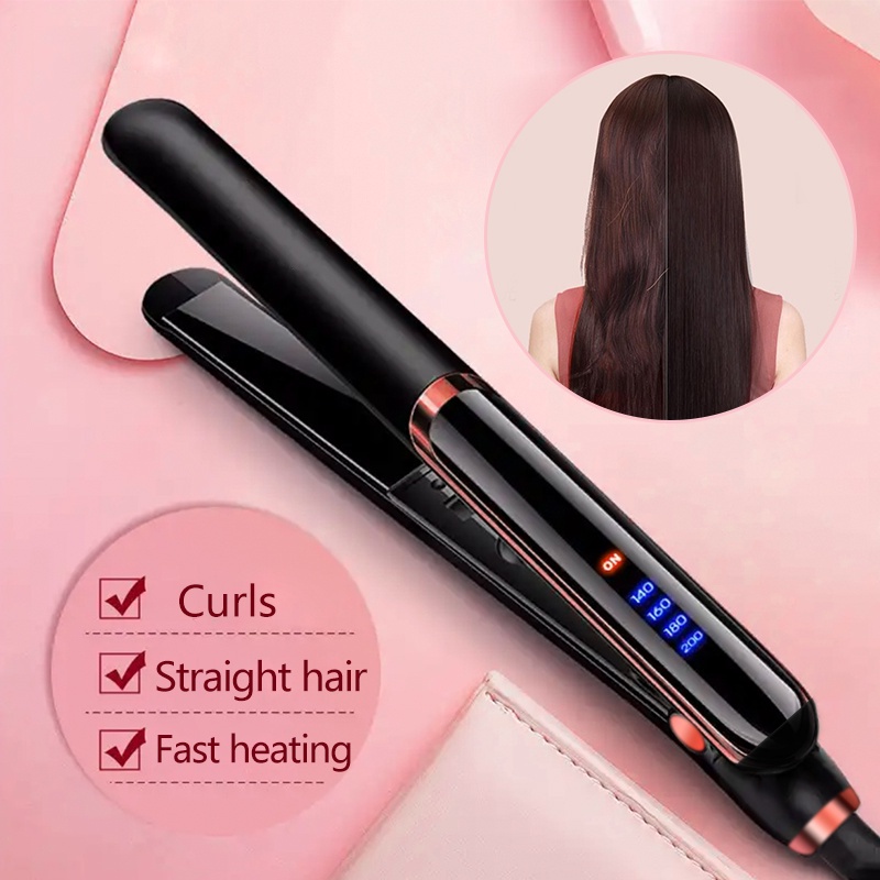 INFY - R540 Hair Straightener Catok Rambut Catokan 2 In 1 Curly Straight Lurus Keriting Tipe Pelurus