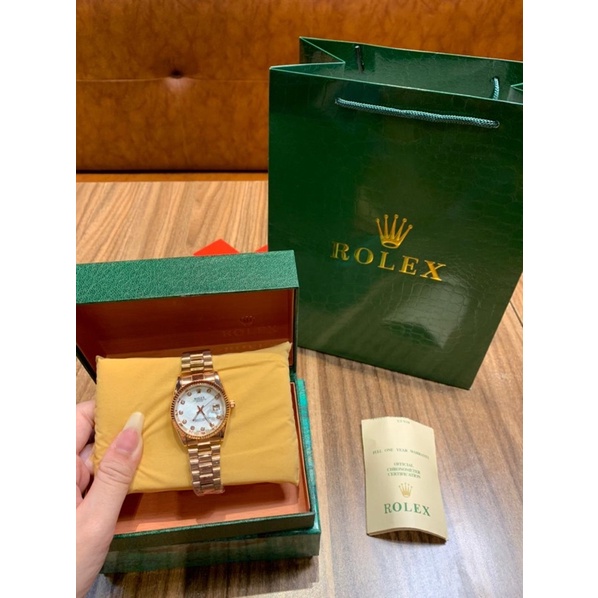 

rolex semi super oyester lengkap box paperbag