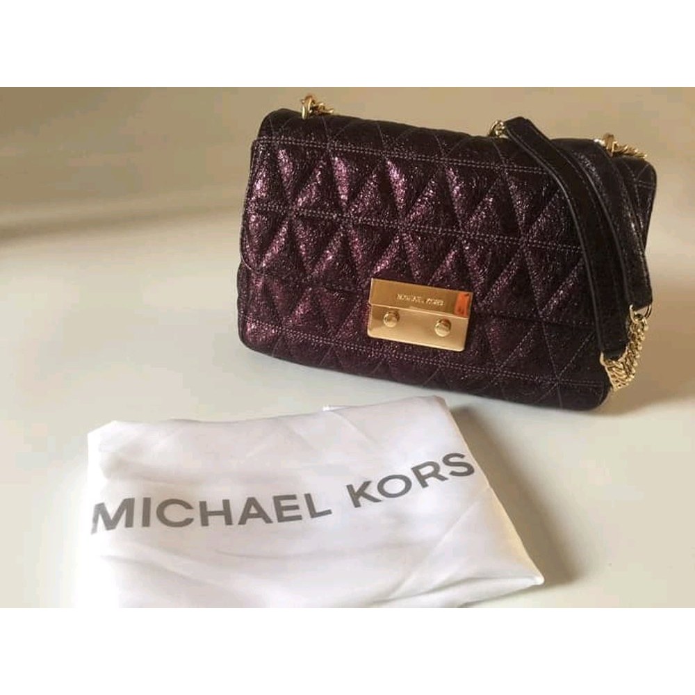 Tas Mk Michael kors sloan large damson edisi lebaran