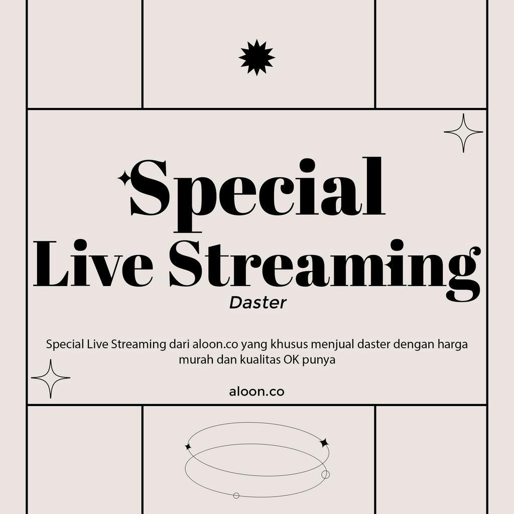 Nota Pembayaran Special Daster Live Streaming by aloon.co