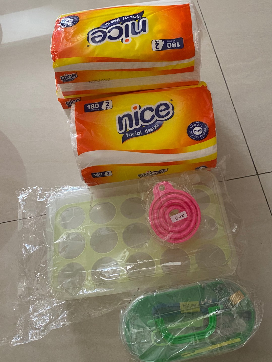 Corong Air & Minyak Silikon Portable