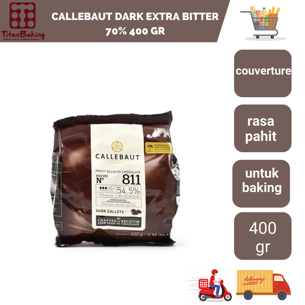 

Callebaut Dark Extra Bitter 70% 400 GR
