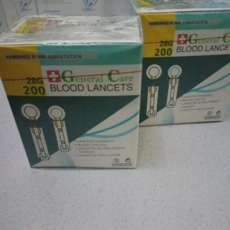 

lancet gula darah, kolestrol, asam urat /blood lancets isi 200