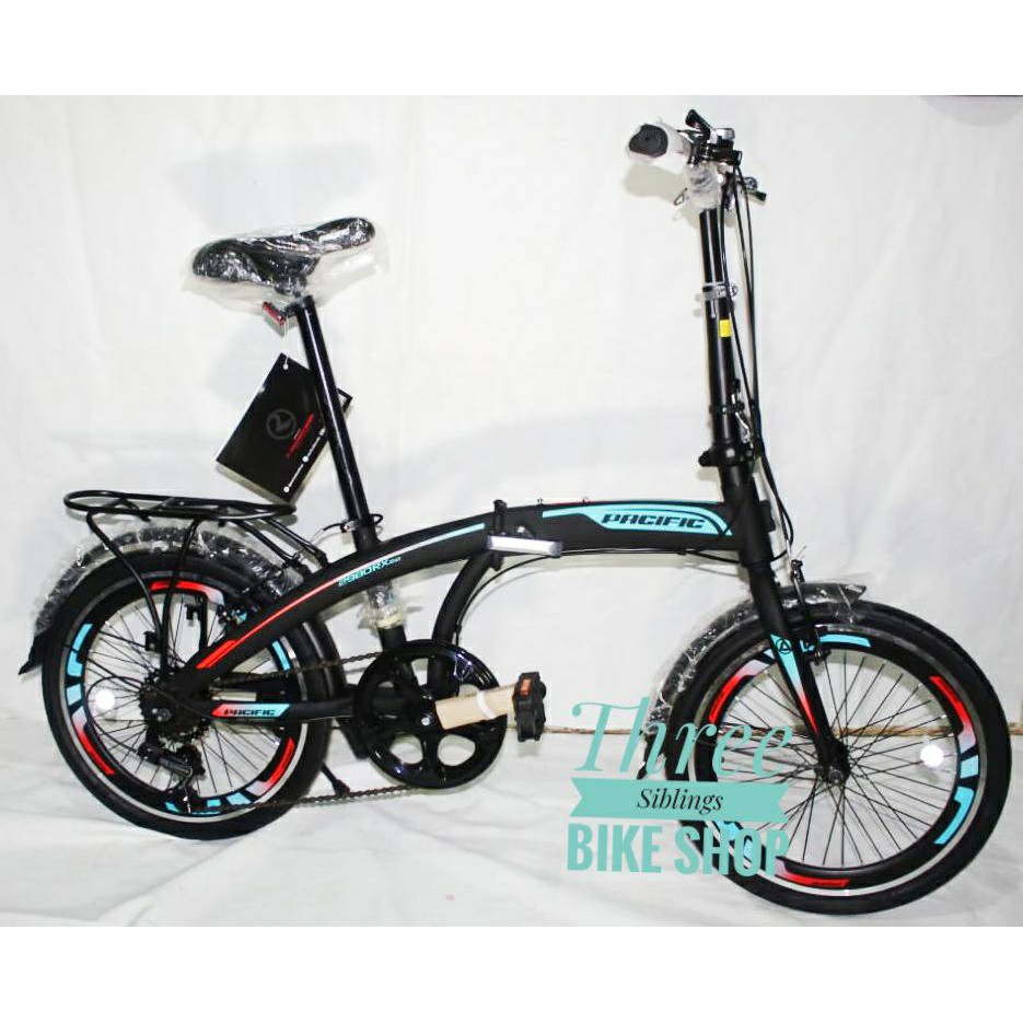 SEPEDA LIPAT PACIFIC 2980 RX 2.0 20 INCH WARNA BLACK TOSCA