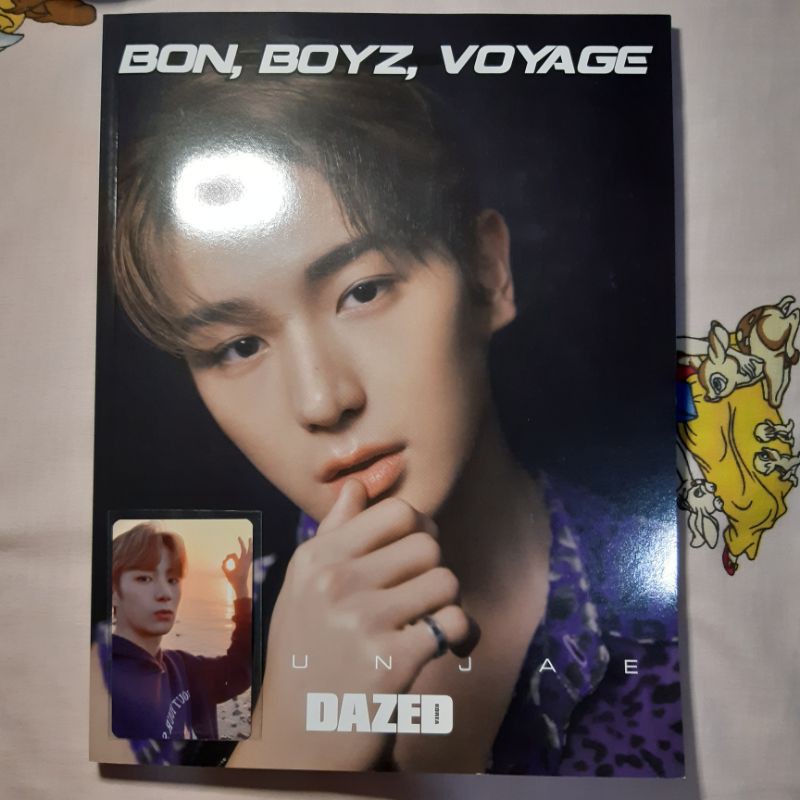 Dazed magazine the boyz hyunjae + pc benefit bene photocard