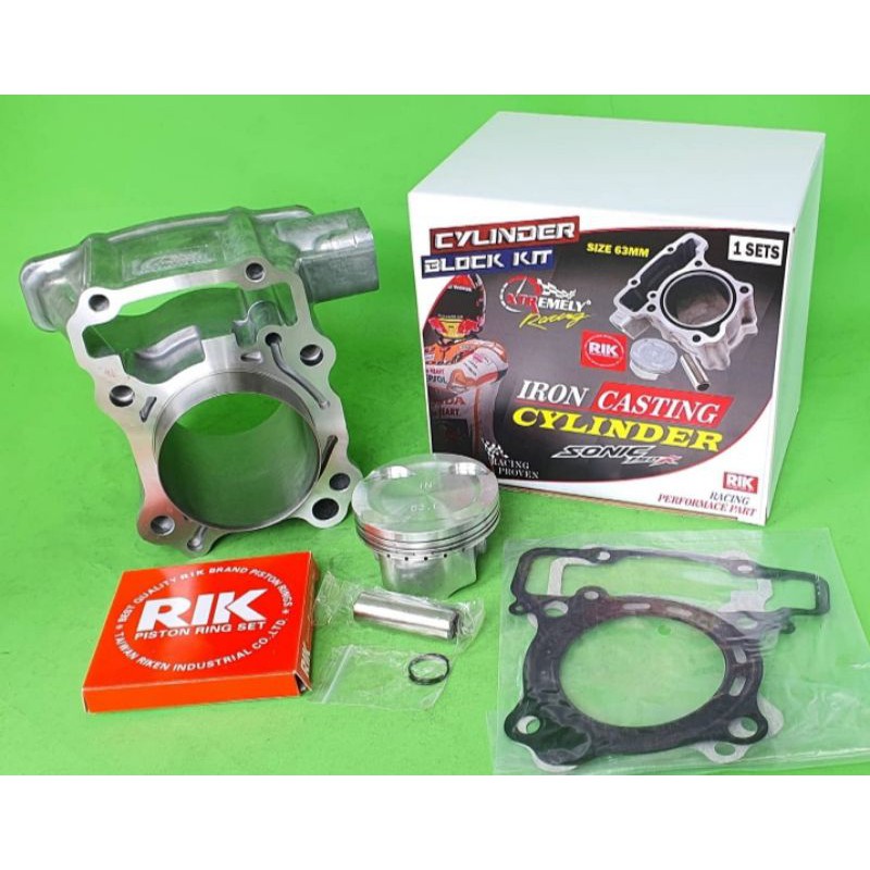 BLOK BORE UP SONIC 150R SONIC150R CBR150R CB150R K65 SUPRA GTR 63 mm XTR RACING