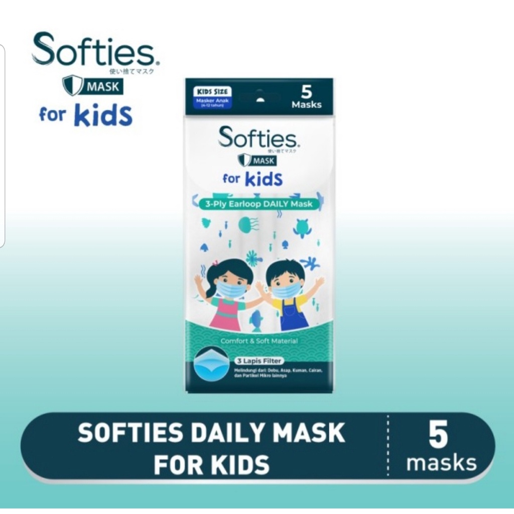 Softies Daily Mask 5S / Toko Makmur Online