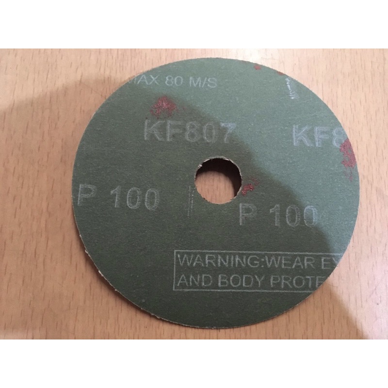 amplas bulat fiber disc 4 inch grit #100 120