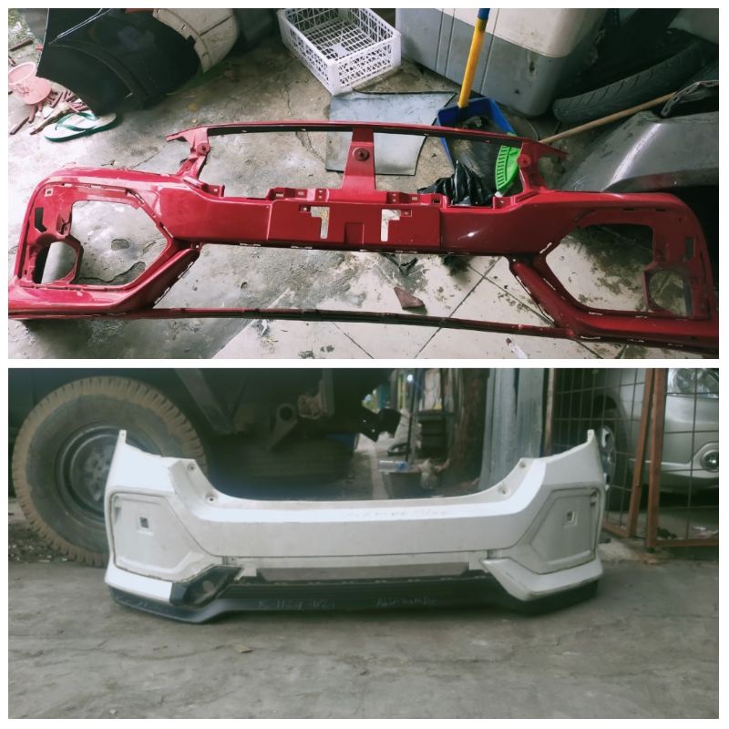 bemper depan belakang civic turbo 2018