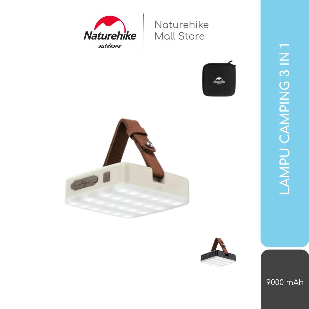 LAMPU CAMPING 3 IN 1 NATUREHIKE NH18Y001-A LENTERA SENTER LED CAMPING
