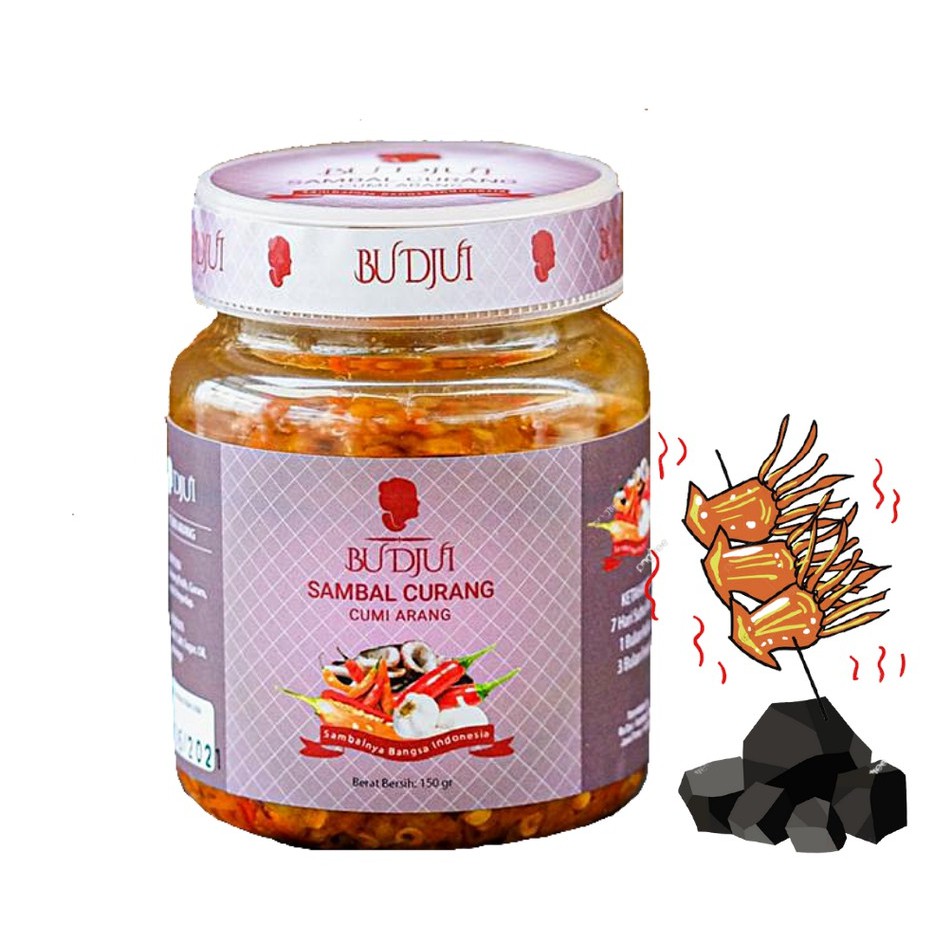 

SAMBAL BU DJUI Sambal Curang Cumi Arang Best Seller